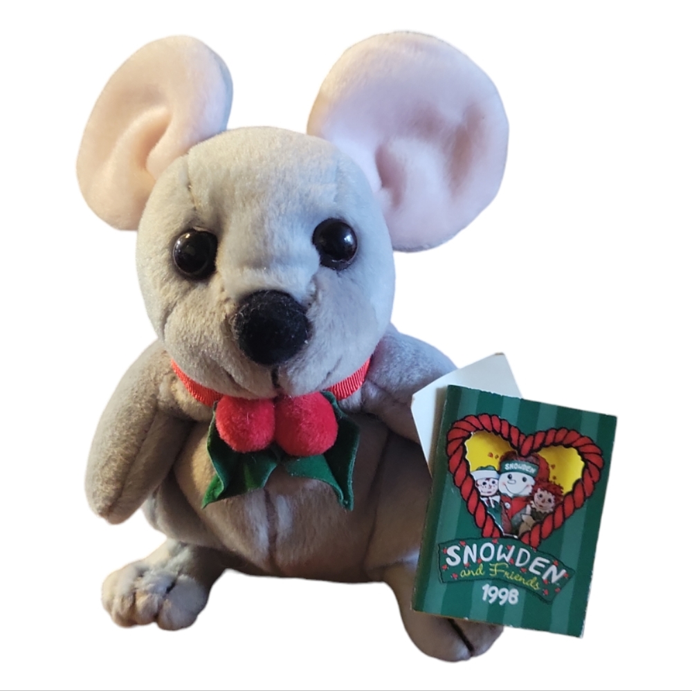 Vtg 98 Snowden Friend Mouse Common Wealth Raggedy Ann Andy Stuffed Animal Toy
